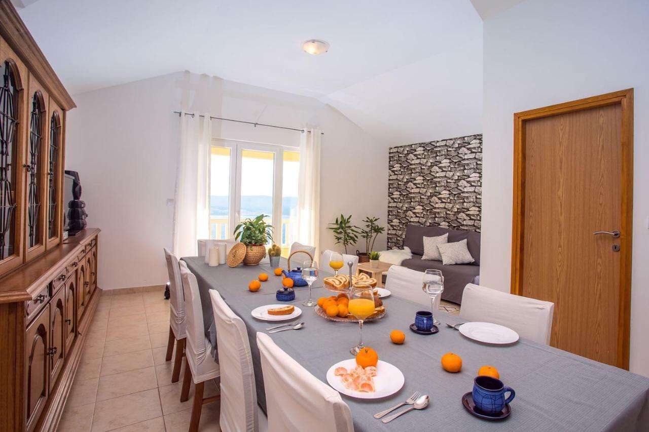 Villa Maslina, With Private 32M2Pool, Panoramic Views On 100Km Coastline, 12 Pax Lokva Rogoznica Exterior photo