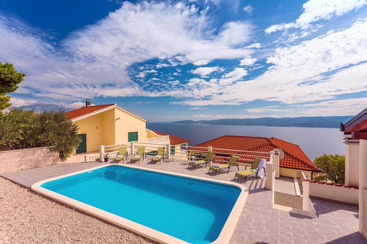 Villa Maslina, With Private 32M2Pool, Panoramic Views On 100Km Coastline, 12 Pax Lokva Rogoznica Exterior photo